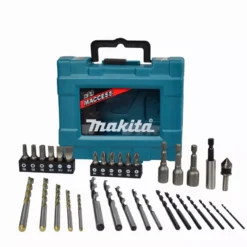 Coffret 34 Accessoires Perçage-vissage Maccess MAKITA - D-36980 -Outlet Power Tools Boutique AEA15012 1