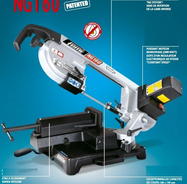 Scie à Ruban Métal FEMI Coupe Rapide +50% - Coupe Max.160mm - NG160 2 Scie à Ruban Métal FEMI Coupe Rapide +50% - Coupe Max.160mm - NG160 – Image 2