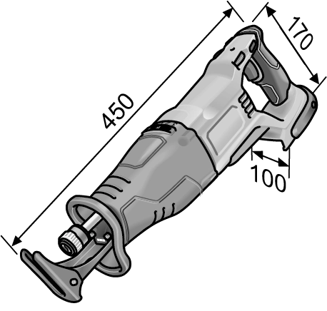 Scie Sabre Pendulaire 18 V RSP DW 18.0-EC C FLEX - Sans Batterie Ni Chargeur - 491306 1 Scie Sabre Pendulaire 18 V RSP DW 18.0-EC C FLEX - Sans Batterie Ni Chargeur - 491306
