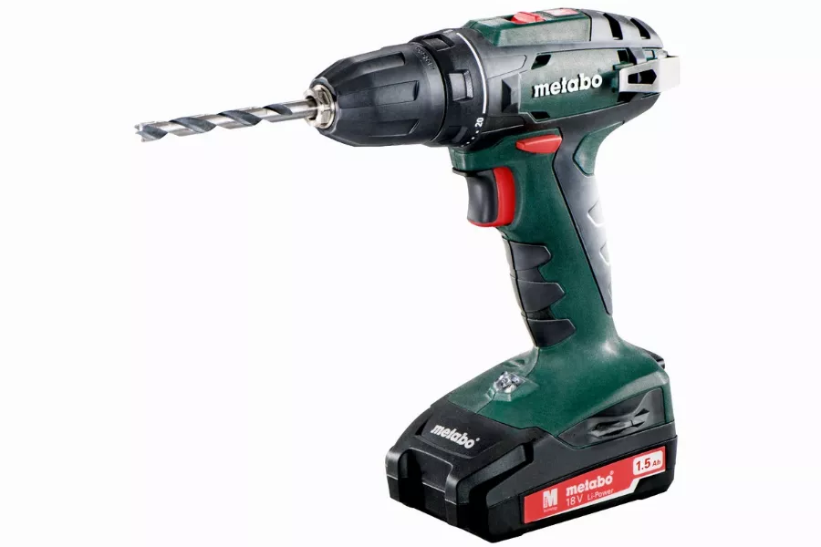 Perceuse Visseuse METABO - BS 18V - 2 X 1,5 Ah Li-Power, SC 30, Coffret - 602207550 1 Perceuse Visseuse METABO - BS 18V - 2 X 1,5 Ah Li-Power, SC 30, Coffret - 602207550