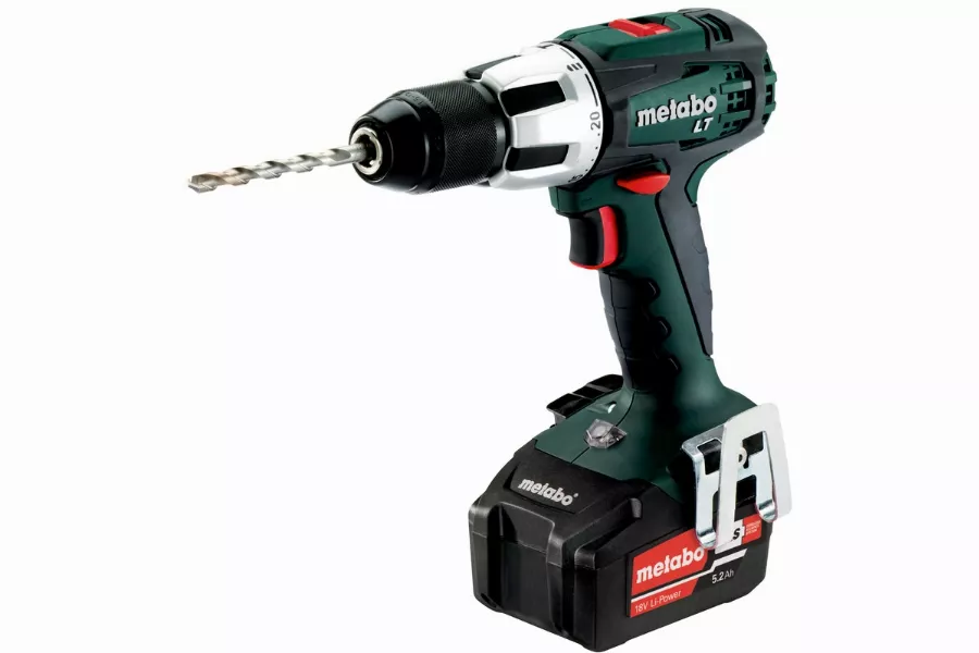 Perceuse à Percussion METABO - SB 18V - LT 1 X 2,0 Ah Compact + 1 X 5,2 Ah Li-Power, ASC 55V, Coffret - 602103970 2 Perceuse à Percussion METABO - SB 18V - LT 1 X 2,0 Ah Compact + 1 X 5,2 Ah Li-Power, ASC 55V, Coffret - 602103970 – Image 2
