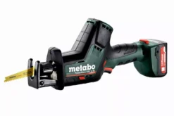 Scie Sabre METABO - SSE 12 BL 2 X 2,0 Ah Li-Power, SC30, Coffret - 602322500