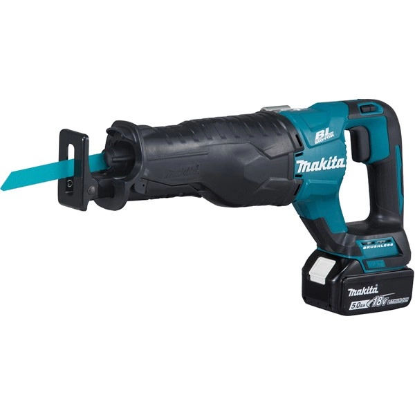 Scie Sabre MAKITA 18 V Li-Ion 5 Ah - 2 Batteries, Chargeur En Coffret - DJR187RTE 1 Scie Sabre MAKITA 18 V Li-Ion 5 Ah - 2 Batteries, Chargeur En Coffret - DJR187RTE