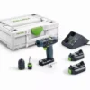 Perceuse Visseuse Sans Fil TXS 2.6-Plus 10mm + 2 Batteries FESTOOL - 576101