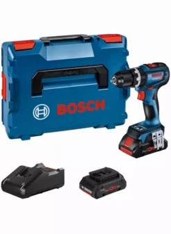 Perceuse Visseuse Percussion GSB 18V-90 C BOSCH - 2 Batt. 4Ah Procore + GAL 18V-40 + Coffret L-Boxx - 06019K6104