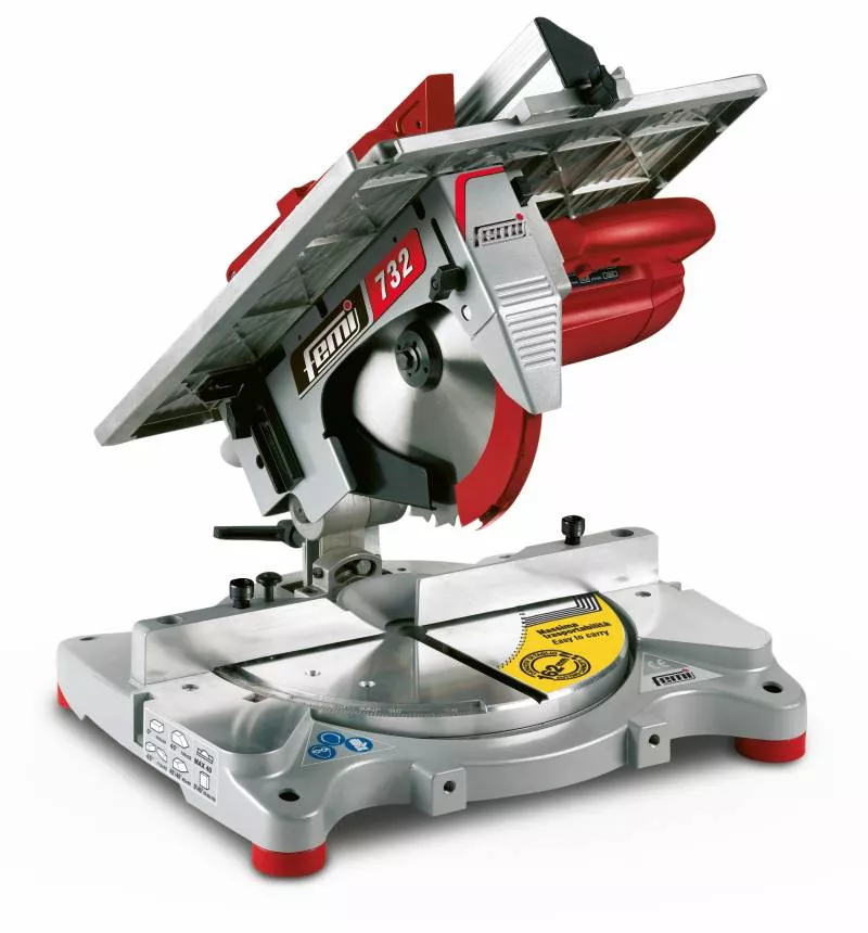 Scie à Onglet 732 Ø254 Mm FEMI Moteur à Charbon 1550W 230V - 8420028 1 Scie à Onglet 732 Ø254 Mm FEMI Moteur à Charbon 1550W 230V - 8420028